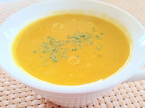 さらっと美味しい♡かぼちゃスープ！